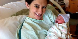 TYN 2208 Maria White with newborn son