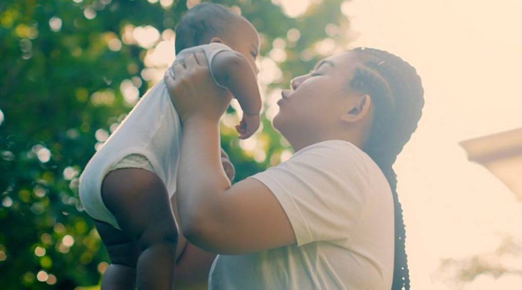 MUSC Womens Health woman lifting up baby cropped