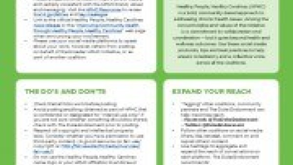 Social Media Guidelines - Healthy People, Healthy Carolinas