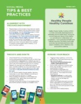 Social Media Guidelines - Healthy People, Healthy Carolinas