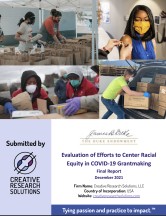 Evaluation of Efforts to Center Racial Equity in COVID-19 Grantmaking