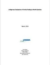 Full Report: A Rigorous Evaluation of Family Finding in North Carolina