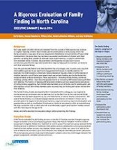 Executive Summary: A Rigorous Evaluation of Family Finding in North Carolina