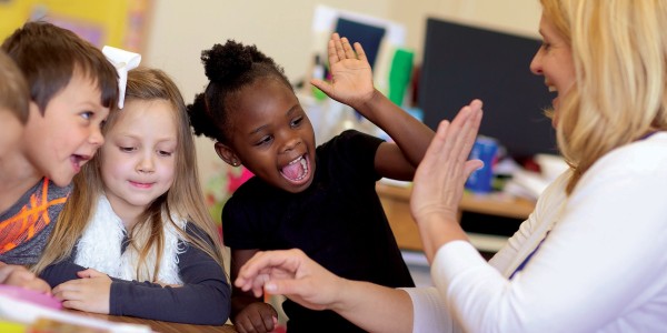 63 2019 Children high five