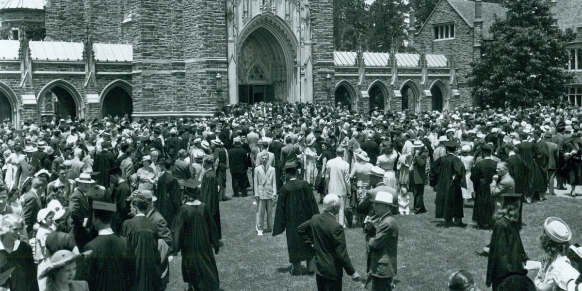 1950 Duke U Commencement 1949 2 1