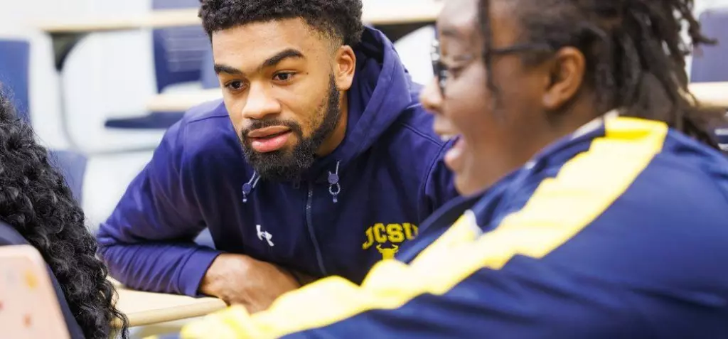 JCSU students sharing notes 1799x840