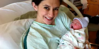 TYN 2208 Maria White with newborn son