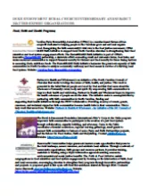 Rural Church Intermediaries and Subject Matter Experts