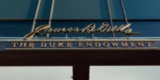 Duke Endowment building sign 1