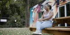 Rayline smiling outside 1