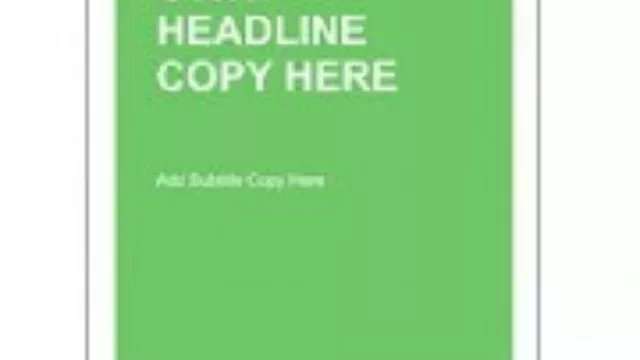 Brochure Template - Healthy People, Healthy Carolinas