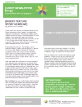 Hphc th Newsletter template
