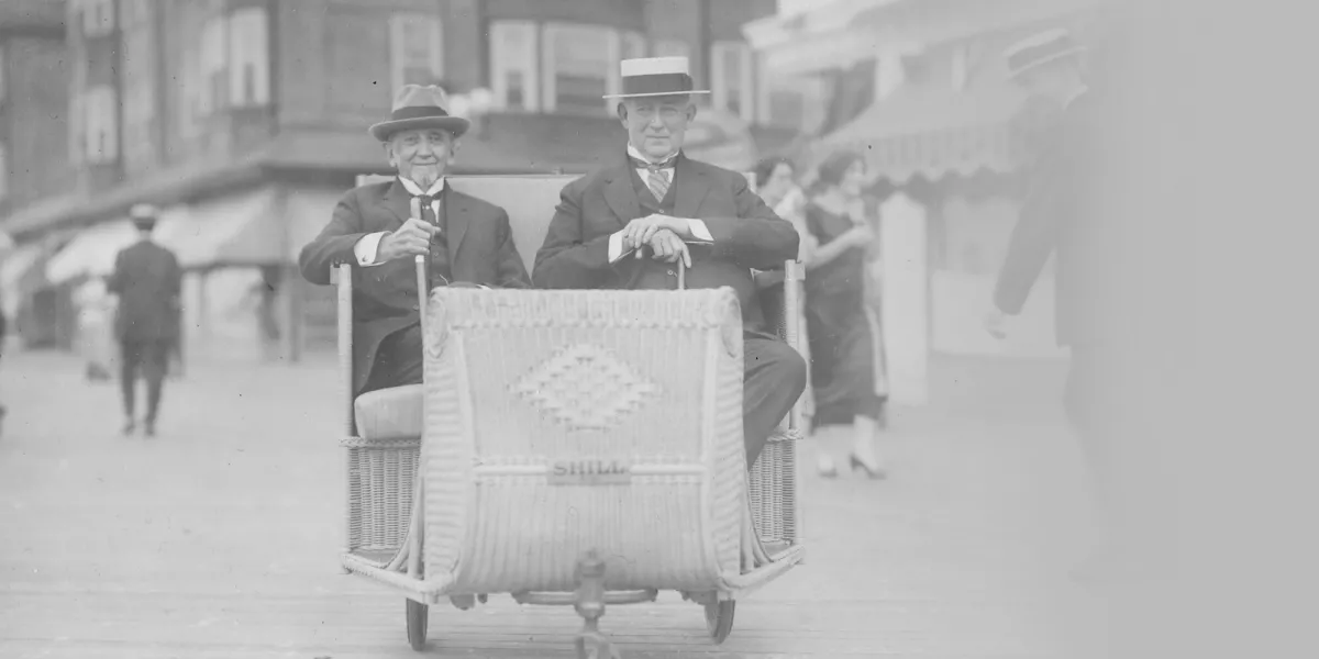 1904 James B Duke Benjamin N Duke in cart 2 1